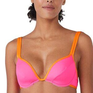 Kate Spade U-Wire Bikini Top S NWT | Sweetheart Neckline | Contrast Trim Push-Up